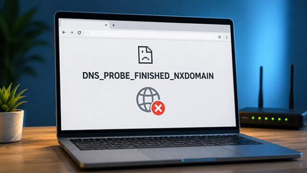 DNS_PROBE_FINISHED_NXDOMAIN